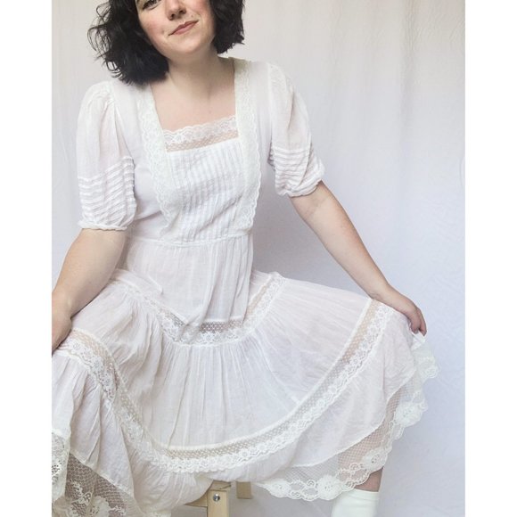 Vintage Dresses & Skirts - vintage cotton dress